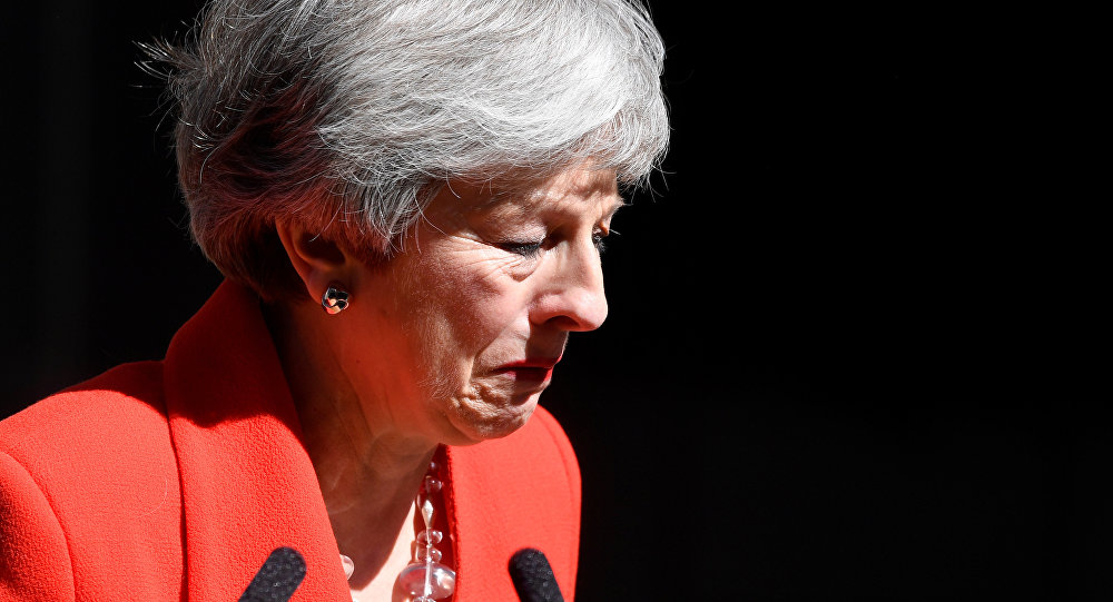 High Quality Theresa May crying Blank Meme Template