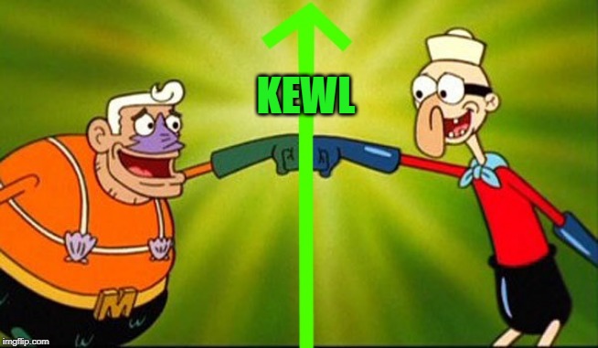 mermaidman and barnacle boy | KEWL | image tagged in mermaidman and barnacle boy | made w/ Imgflip meme maker