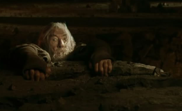 Gandalf Ledge Blank Meme Template