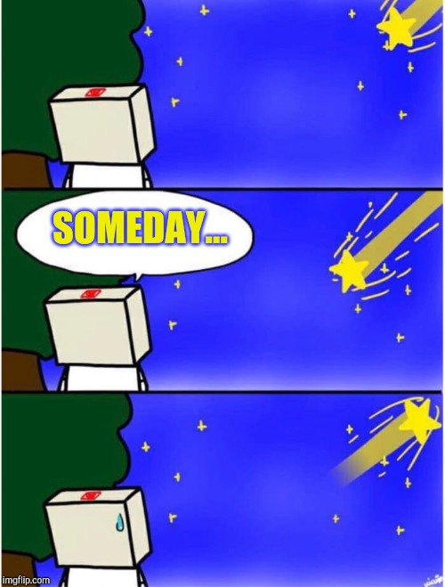 Shooting star | SOMEDAY... | image tagged in shooting star | made w/ Imgflip meme maker