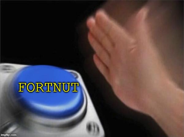 Blank Nut Button Meme | FORTNUT | image tagged in memes,blank nut button | made w/ Imgflip meme maker