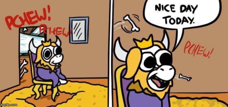 Asgore During The Sans Fight Imgflip