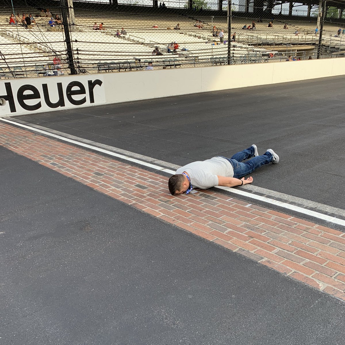 Indy 500 brick stripe Blank Meme Template