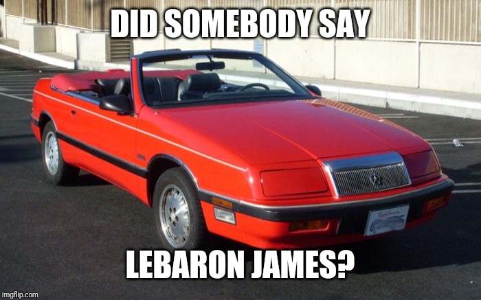 DID SOMEBODY SAY LEBARON JAMES? | made w/ Imgflip meme maker