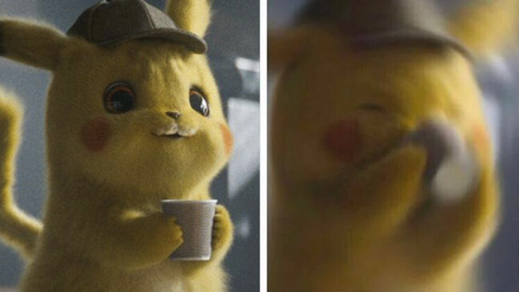 High Quality Tea Sipping Pikachu Blank Meme Template