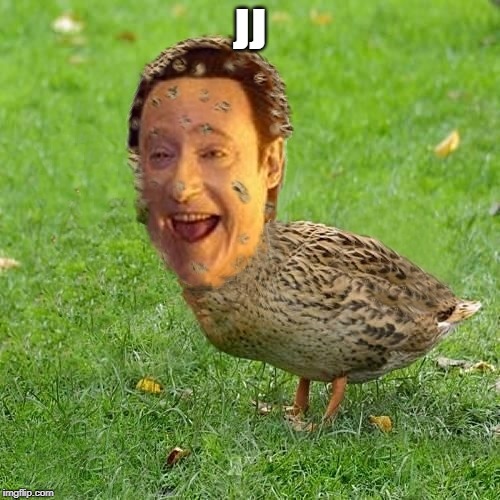 The Data Ducky | JJ | image tagged in the data ducky | made w/ Imgflip meme maker