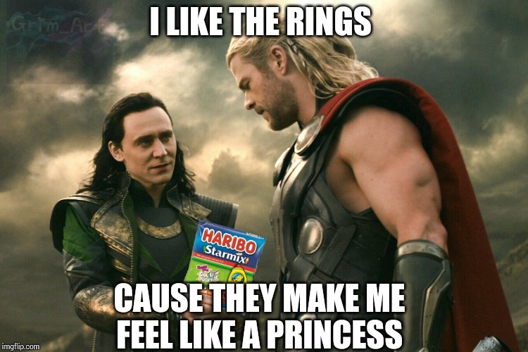 Grim_Art | I LIKE THE RINGS; CAUSE THEY MAKE ME FEEL LIKE A PRINCESS | image tagged in grim_art | made w/ Imgflip meme maker