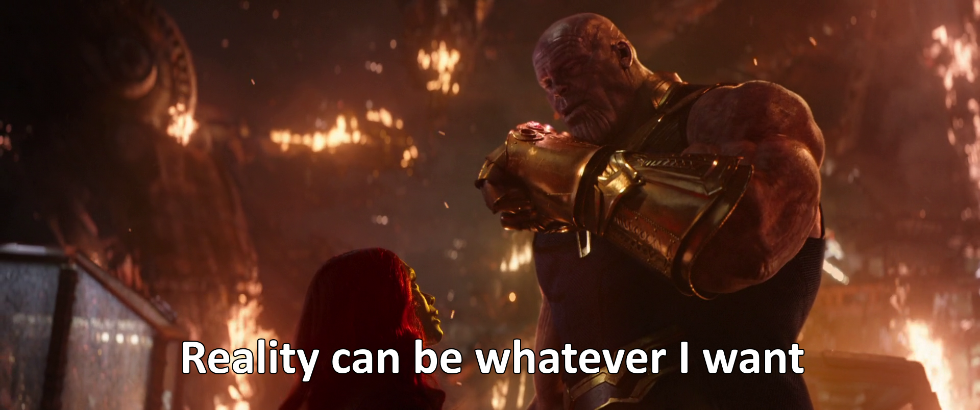 Thanos Reality Memes Imgflip