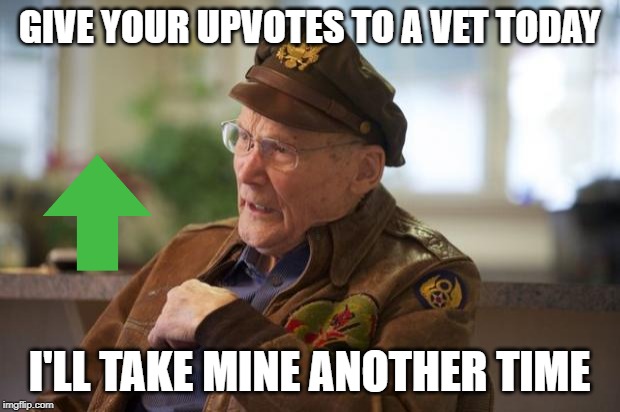 Appreciate the sacrifice | GIVE YOUR UPVOTES TO A VET TODAY; I'LL TAKE MINE ANOTHER TIME | image tagged in veteran,memes,upvote,memorial day | made w/ Imgflip meme maker