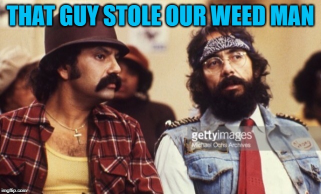 Cheech and Chong | THAT GUY STOLE OUR WEED MAN | image tagged in cheech and chong | made w/ Imgflip meme maker