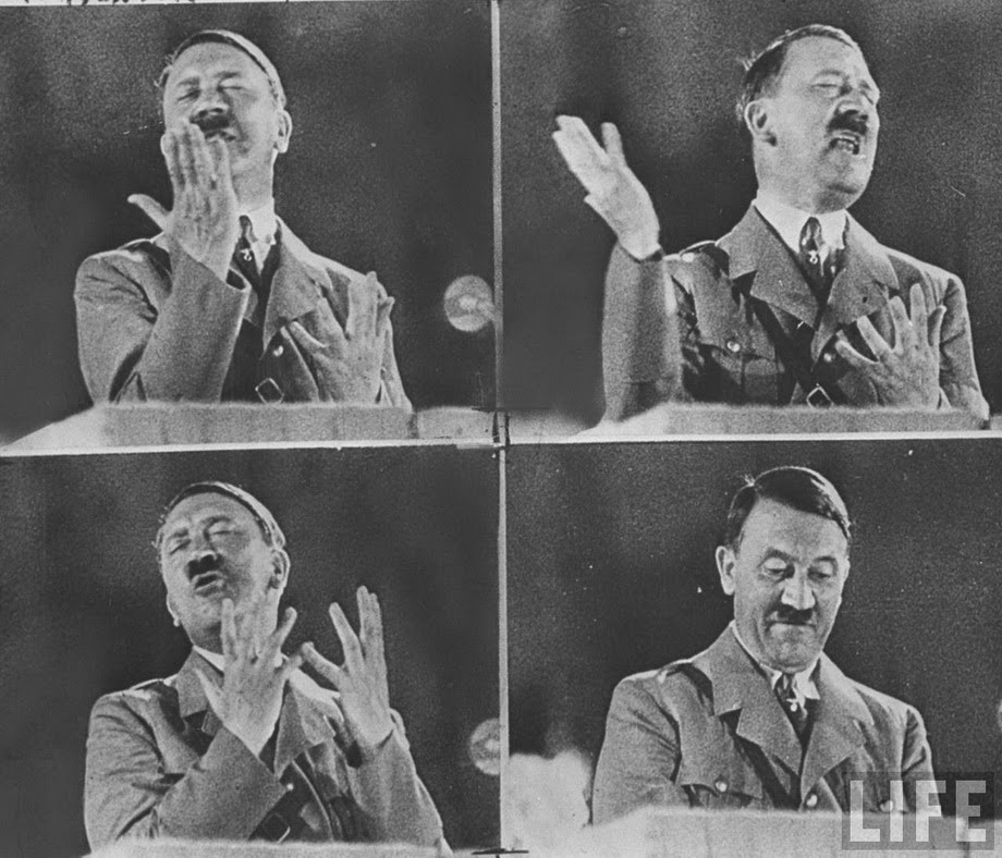 Hitler speech Blank Meme Template