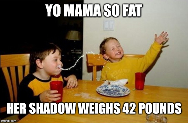 Yo Mamas So Fat | YO MAMA SO FAT; HER SHADOW WEIGHS 42 POUNDS | image tagged in memes,yo mamas so fat | made w/ Imgflip meme maker