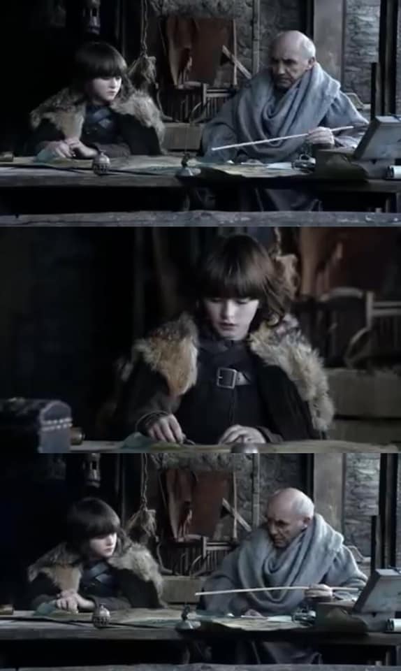 Bran learning Houses Blank Meme Template