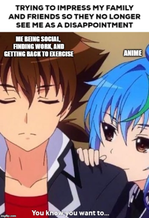 Priorities | image tagged in memes,high school dxd | made w/ Imgflip meme maker