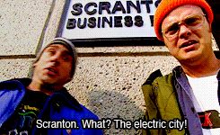 scranton electric city Blank Meme Template