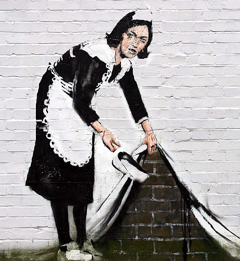 bansky clean Blank Meme Template