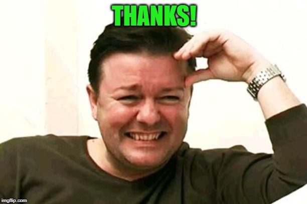 laughing | THANKS! | image tagged in laughing | made w/ Imgflip meme maker