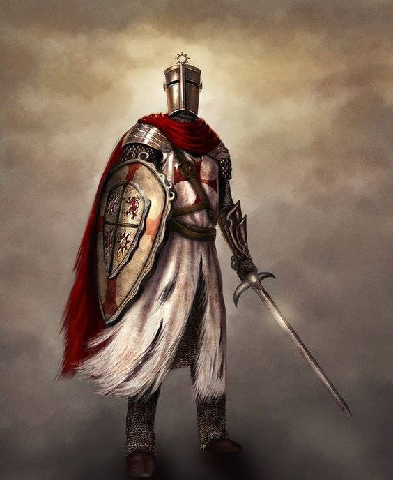 Templar christian knight Blank Meme Template