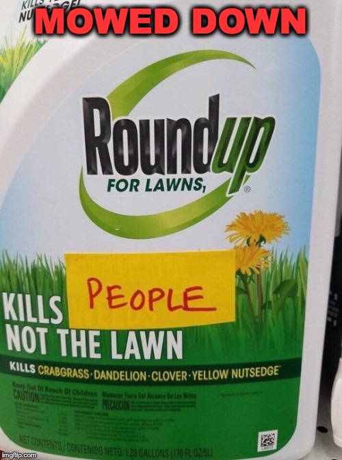 GET OFF MY LAWN | MOWED DOWN | image tagged in lawn,weed,get off my lawn | made w/ Imgflip meme maker