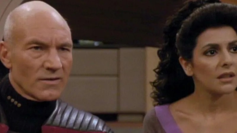 Picard and Troi Confused Blank Meme Template