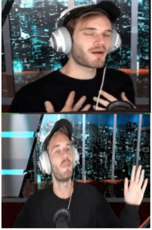 vox and pewdiepie Blank Meme Template