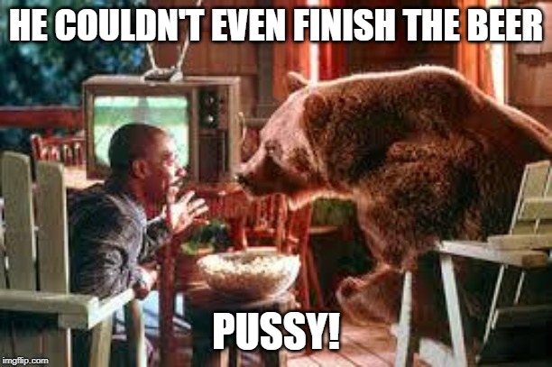 beer pussy | HE COULDN'T EVEN FINISH THE BEER; PUSSY! | image tagged in aaron rodgers,chugging a beer,pussy,beer chug,green bay packers | made w/ Imgflip meme maker