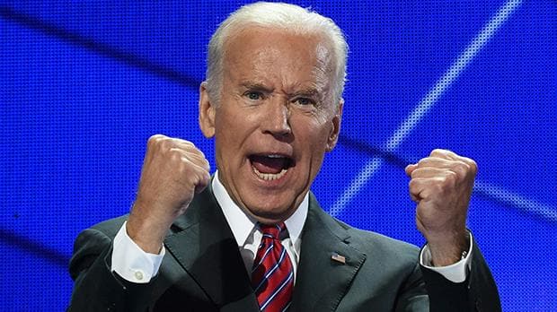 Joe Biden fists angry Blank Meme Template