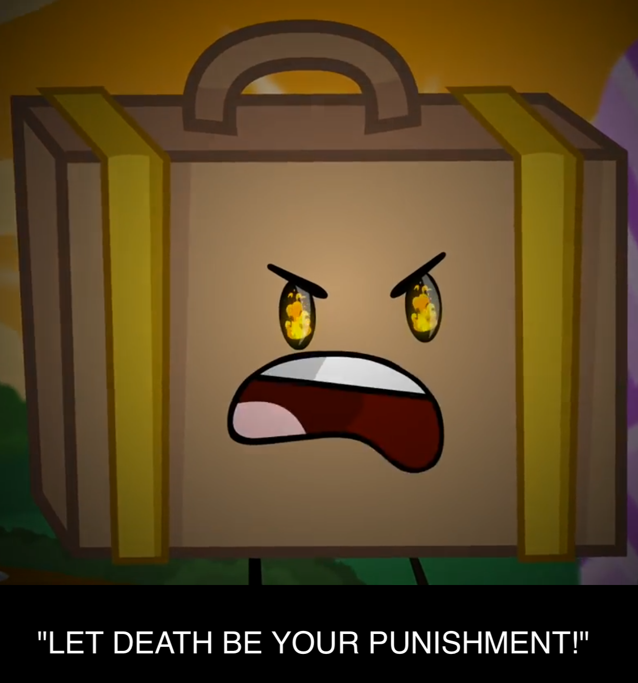 Death, Let Death Be Your Punishment! Blank Meme Template