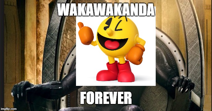 King of Wakanda | WAKAWAKANDA; FOREVER | image tagged in king of wakanda | made w/ Imgflip meme maker