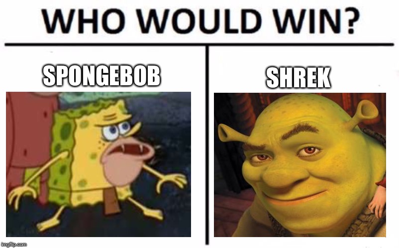 Meme of Shrek Fig. 4 Meme of Spongebob