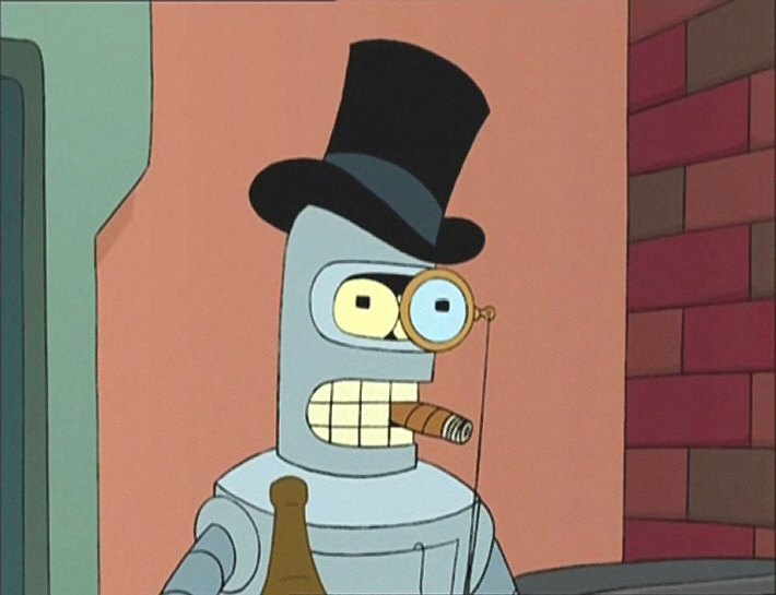 High Quality Indeed old chap Bender Blank Meme Template