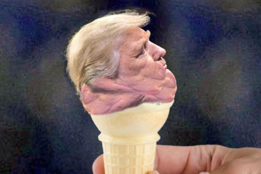 High Quality trump ice cream Blank Meme Template