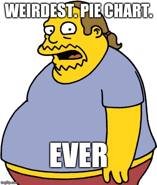 Comic Book Guy Meme | WEIRDEST. PIE CHART. EVER | image tagged in memes,comic book guy | made w/ Imgflip meme maker