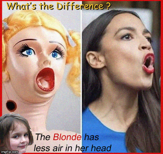 Air heads | image tagged in alexandria ocasio-cortez,air heads,lol so funny,political meme,burning house girl,stupid liberals | made w/ Imgflip meme maker