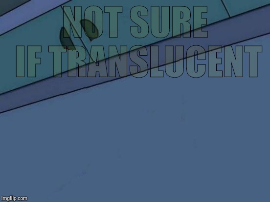 Futurama Fry Blank | NOT SURE IF TRANSLUCENT OR INVISIBLE | image tagged in futurama fry blank | made w/ Imgflip meme maker