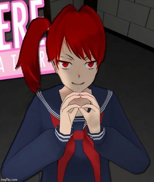 Yandere Evil Girl | image tagged in yandere evil girl | made w/ Imgflip meme maker