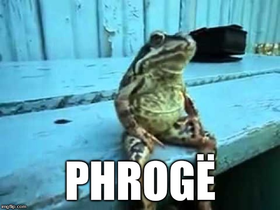 PHROGË | PHROGË | image tagged in frog | made w/ Imgflip meme maker