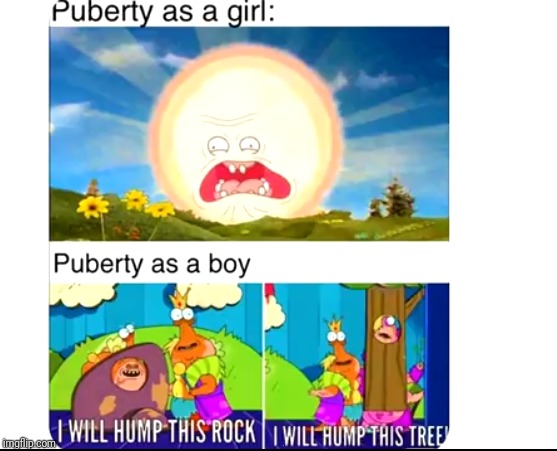 Stole this beauty from Dank Doodle Memes | E | image tagged in funny memes,puberty,boys,girls | made w/ Imgflip meme maker