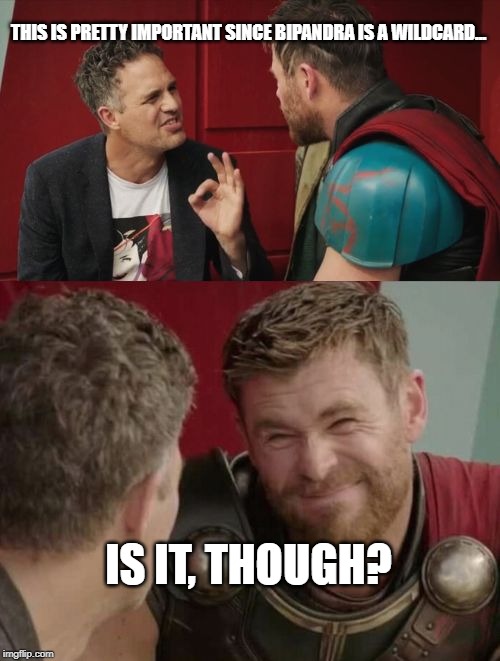 Is it though | THIS IS PRETTY IMPORTANT SINCE BIPANDRA IS A WILDCARD... IS IT, THOUGH? | image tagged in is it though | made w/ Imgflip meme maker