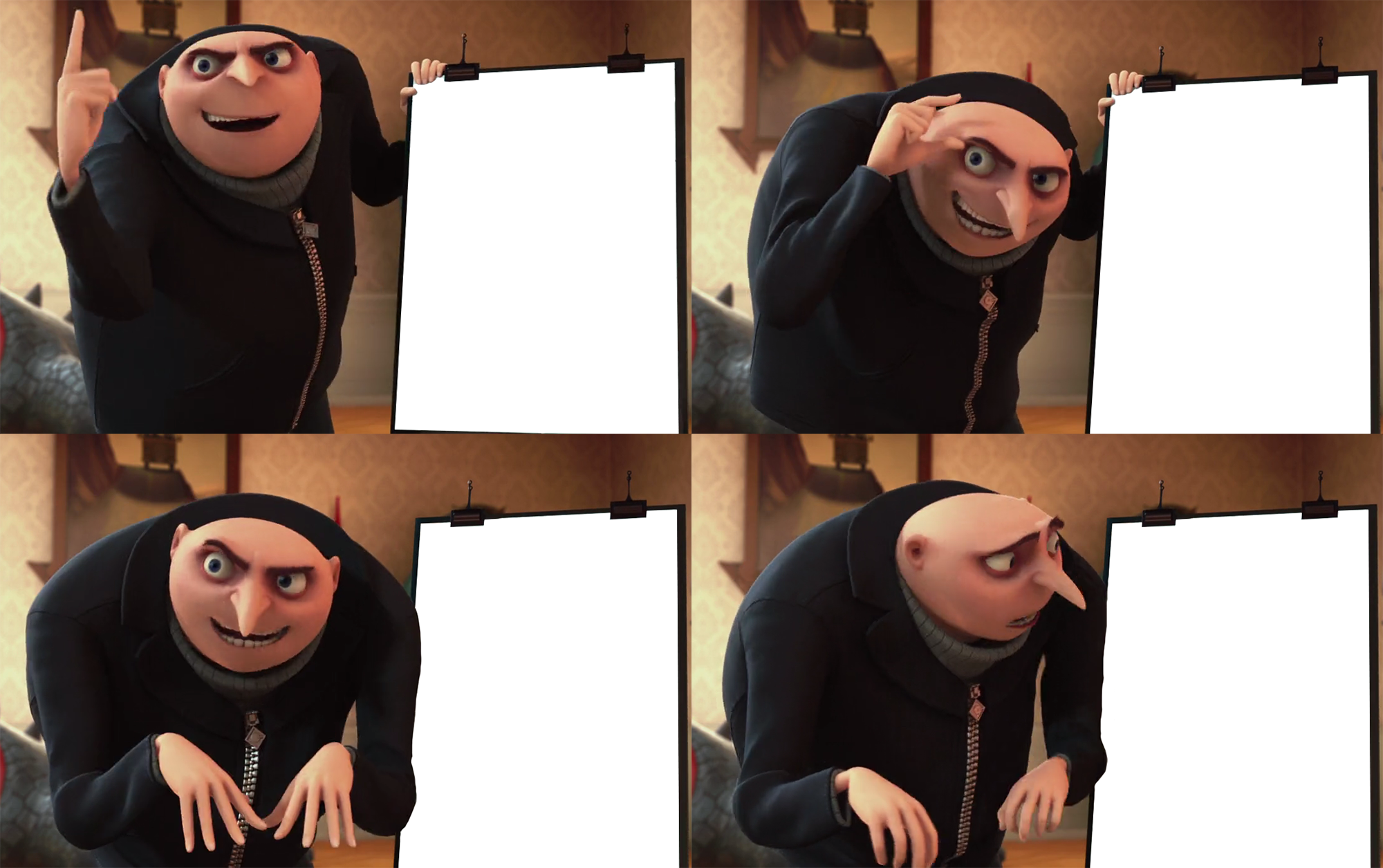 gru meme Blank Template - Imgflip