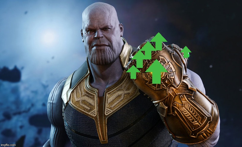 THANOS gauntlet  | image tagged in thanos gauntlet | made w/ Imgflip meme maker