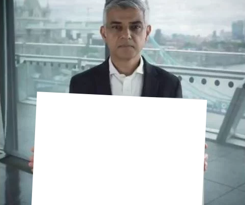 Sadiq's Sign Blank Meme Template