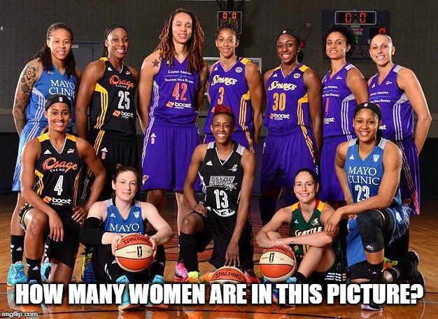HOW MANY WOMEN ARE IN THIS PICTURE? | image tagged in memes | made w/ Imgflip meme maker