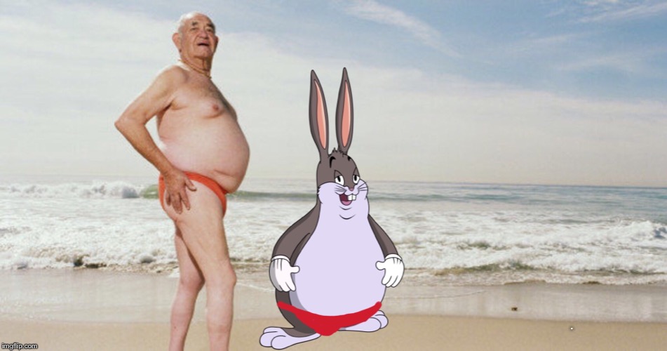 Speedo Time | PP | image tagged in big chungus,bugs bunny,memes | made w/ Imgflip meme maker