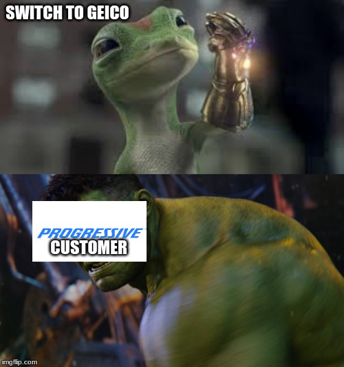 SWITCH TO GEICO; CUSTOMER | image tagged in memes | made w/ Imgflip meme maker