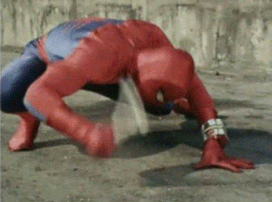 Spiderman wrench Blank Meme Template