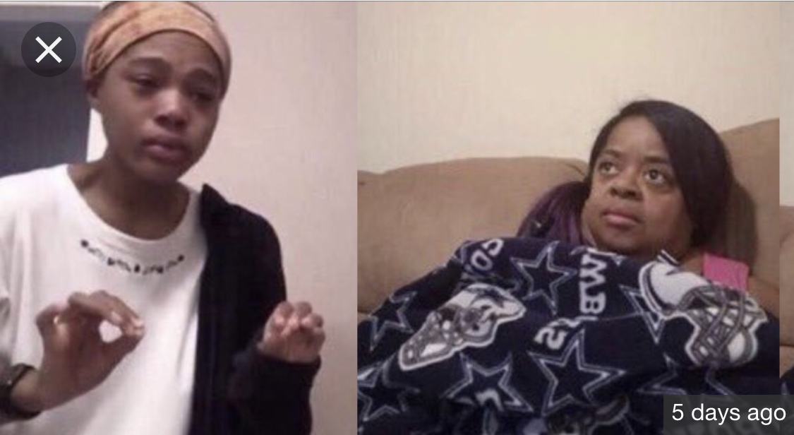 Me explaining to mom Blank Meme Template