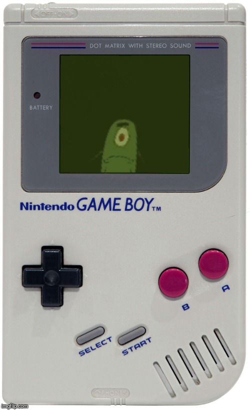 Plankton for Game Boy | image tagged in plankton for game boy | made w/ Imgflip meme maker