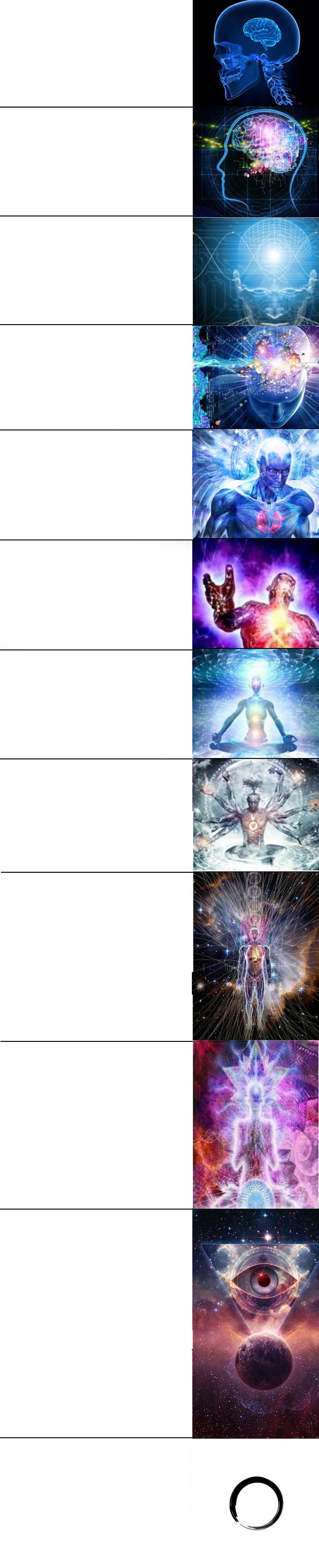 High Quality True brain expansion Blank Meme Template