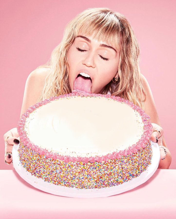 Miley Cyrus Cake Blank Meme Template